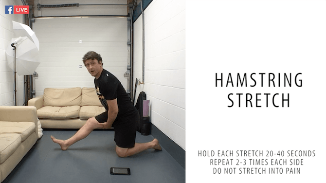 Running Stretches - Hamstring Stretch - Cool Down Stretches - Stretch Routine - Stretch After Running