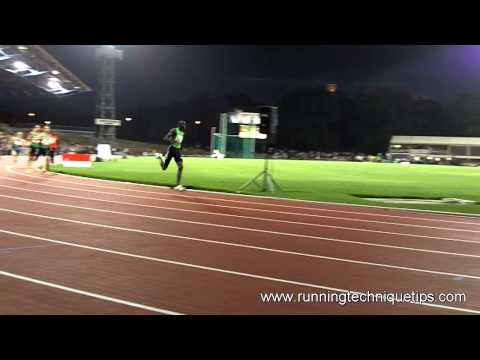 David Rudisha Running Form in Slow Motion